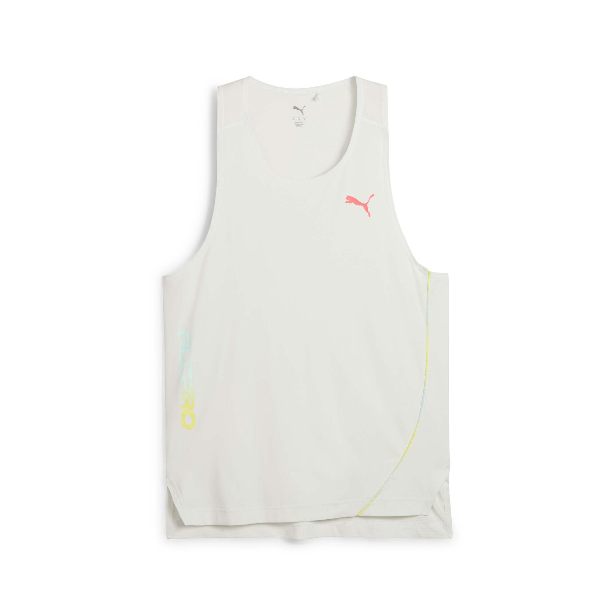 Puma All-Pro Singlet Herren | Mit Plain | Vapor Gray | Größe: L