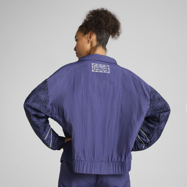 Campera track Lace Em Up para mujer., Blue Crystal-AOP, large-ARG