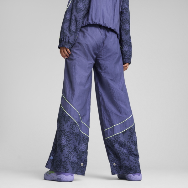 Pantalón Track Lace Em Up para mujer., Blue Crystal-AOP, large-ARG