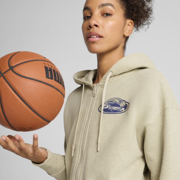 Campera corta Lace Em Up para mujer, Desert Dust-Heather, large-ARG