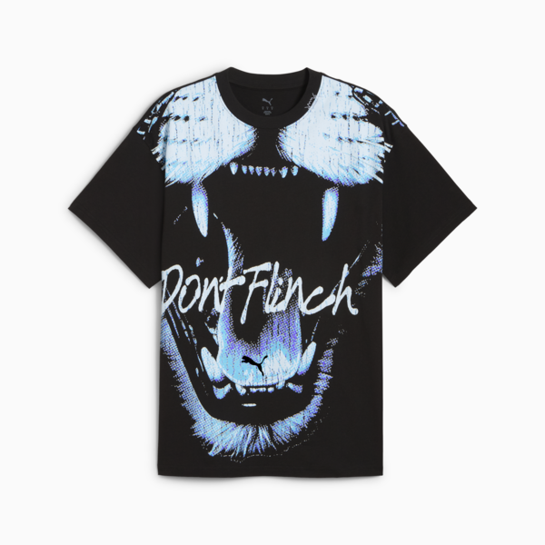 Remera de básquet Roar para hombre, PUMA Black, large-ARG