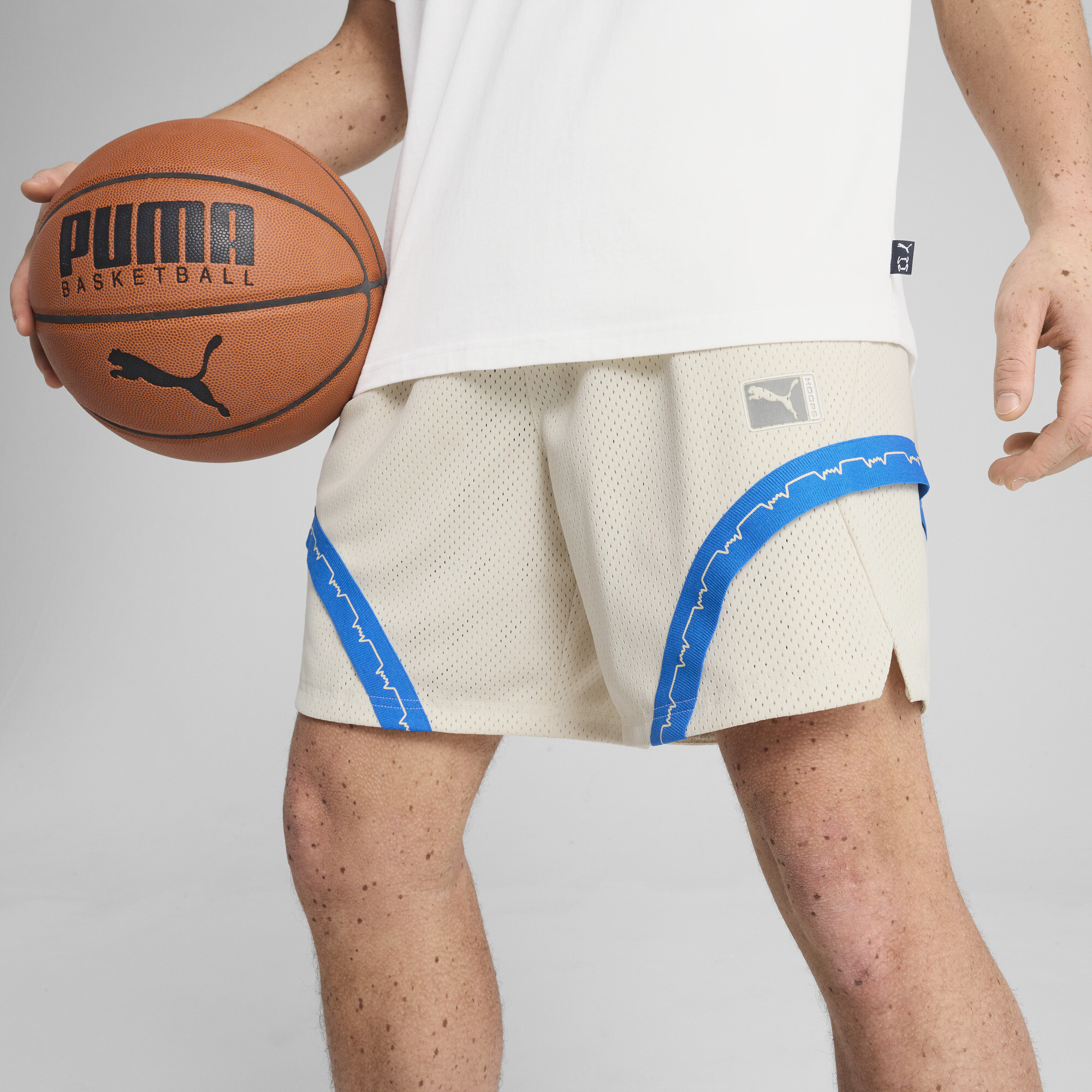 PUMA Dress Code Jawline basketbalshort voor Heren, Alpine Snow