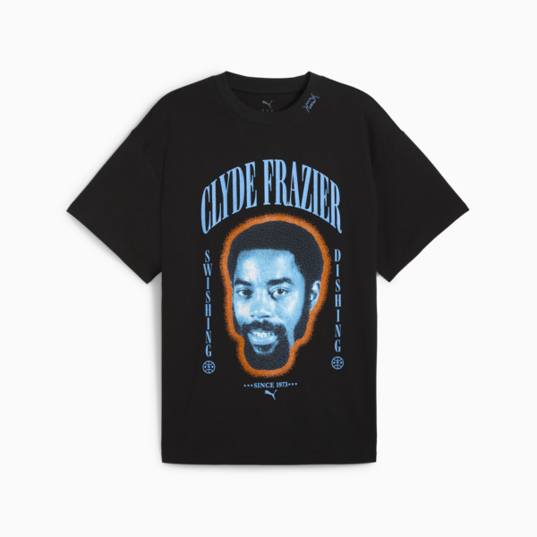Clyde Forever Basketball Tee Men, PUMA Black, large-ZAF