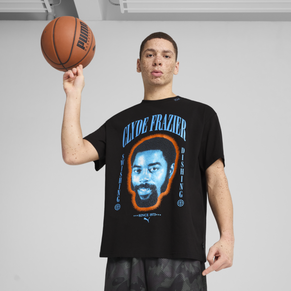 Clyde Forever Basketball Tee Men, PUMA Black, large-MEX