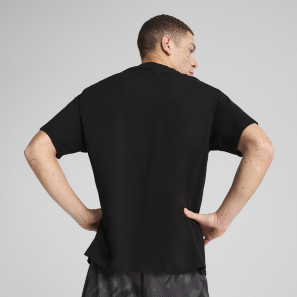 Clyde Forever Basketball Tee Men, PUMA Black, large-ZAF