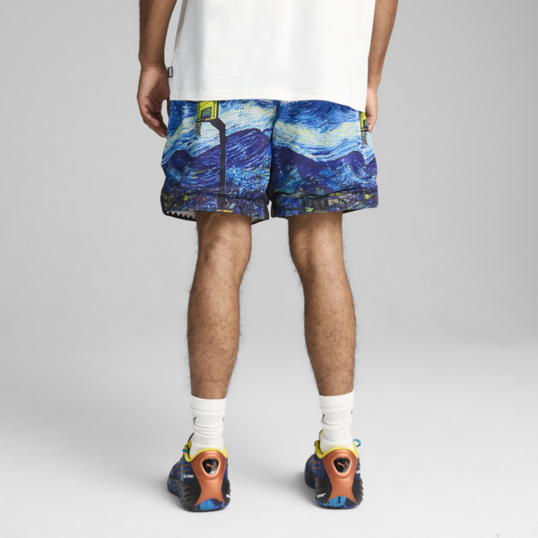 Shorts estampados Dylan Exhibit 17cm, Vivid Blue-AOP, large-MEX