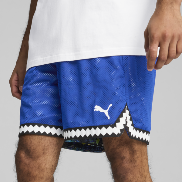 Shorts estampados Dylan Exhibit 17cm, Vivid Blue-AOP, large-MEX