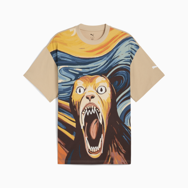 Remera de básquet Dylan Exhibit para hombre, Light Sand, large-ARG