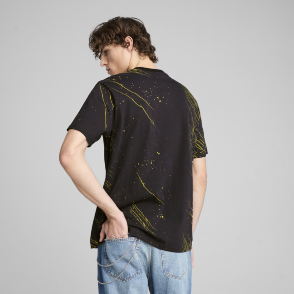Playera estampada Scuderia Ferrari HP Race Color Splash para hombre, PUMA Black, large-MEX