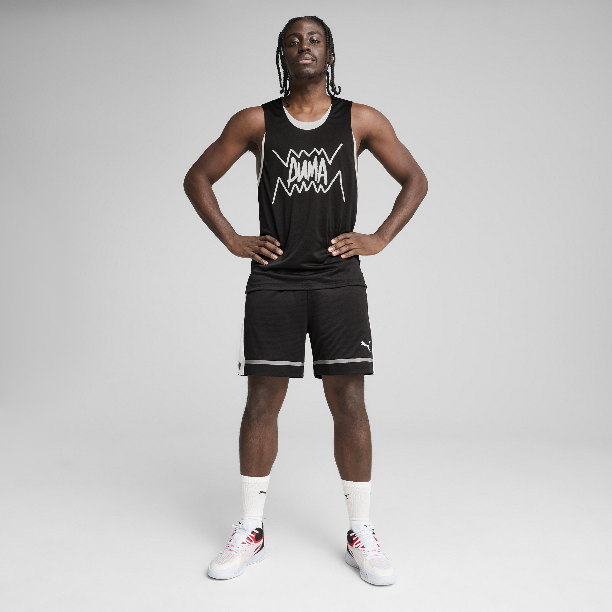 Jaws Core basketbaltanktop voor Heren, Zwart, Maat M | PUMA