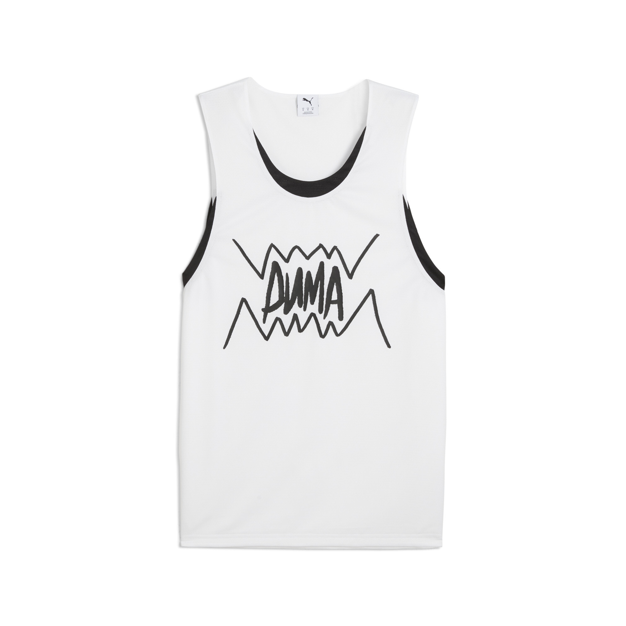 Puma Jaws Core Basketball-Tanktop Herren | Mit Plain | White | Größe: 3XL