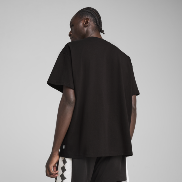 Jaws Core Basketball Tee Men, PUMA Black, large-MEX