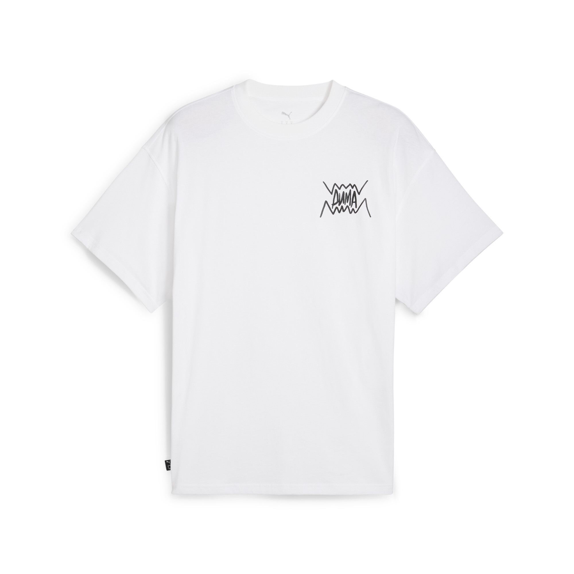 PUMA Jaws Core basketbalshirt voor Heren, Wit, Maat XL thumbnail 3