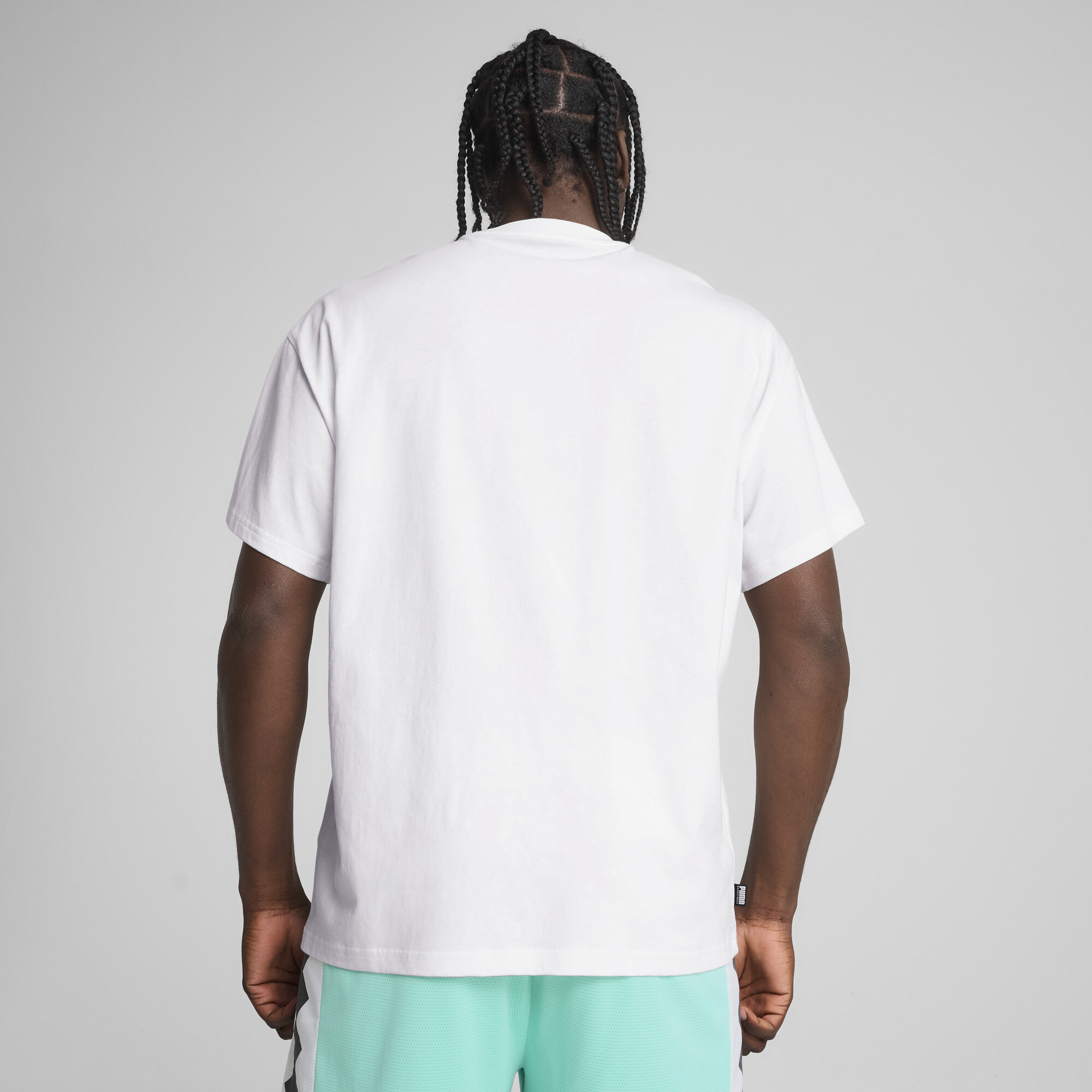 PUMA Jaws Core basketbalshirt voor Heren, Wit, Maat XL thumbnail 5