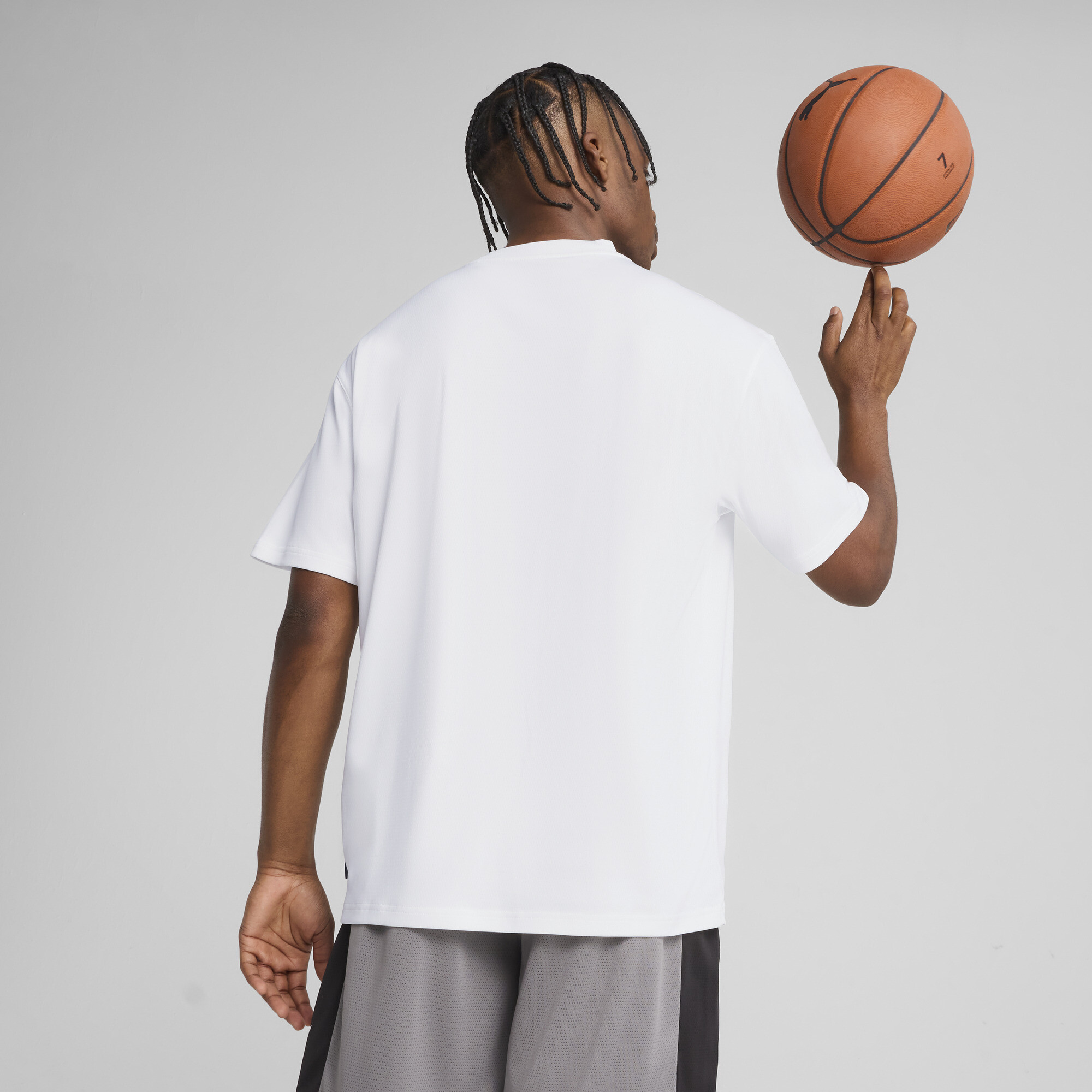 PUMA Posterize T-shirt I voor Heren, Wit, Maat 4XL thumbnail 5