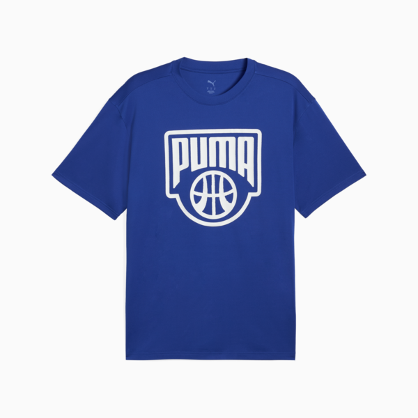 Posterize Tee I Men, Vivid Blue, large-MEX