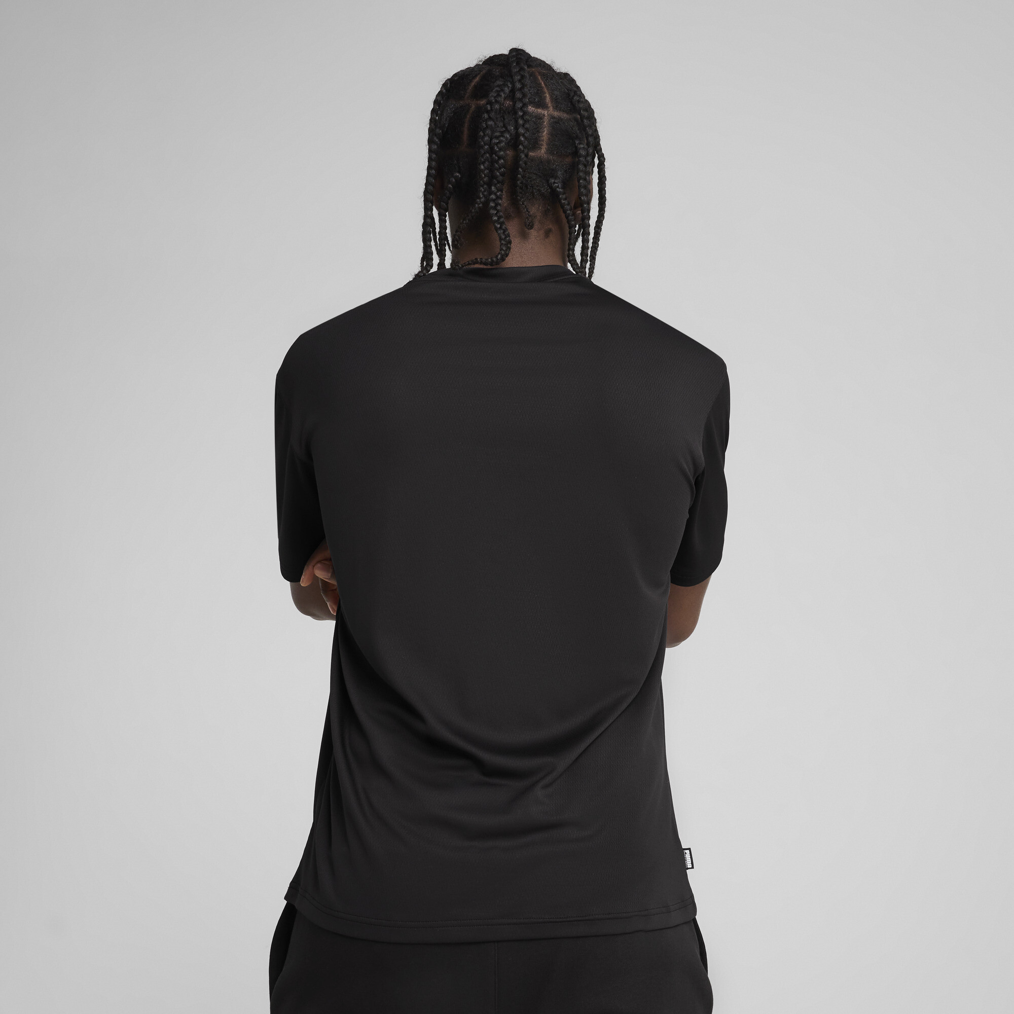 PUMA Posterize basketbal-T-shirt voor Heren, Zwart, Maat L thumbnail 6