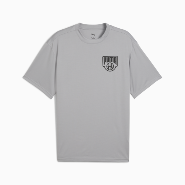 Remera de básquet Posterize para hombre, Gray Echo, large-ARG