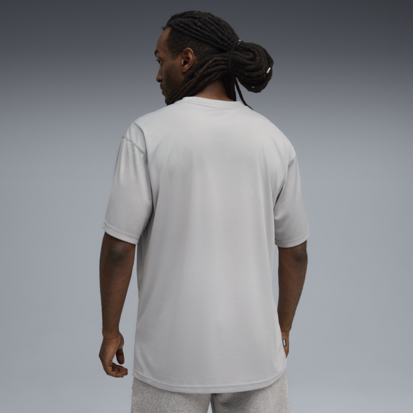 Remera de básquet Posterize para hombre, Gray Echo, large-ARG