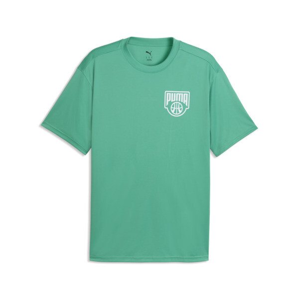Playera PUMA de Básquet Posterize para Hombre en Talle 2XL Vibrant Verde