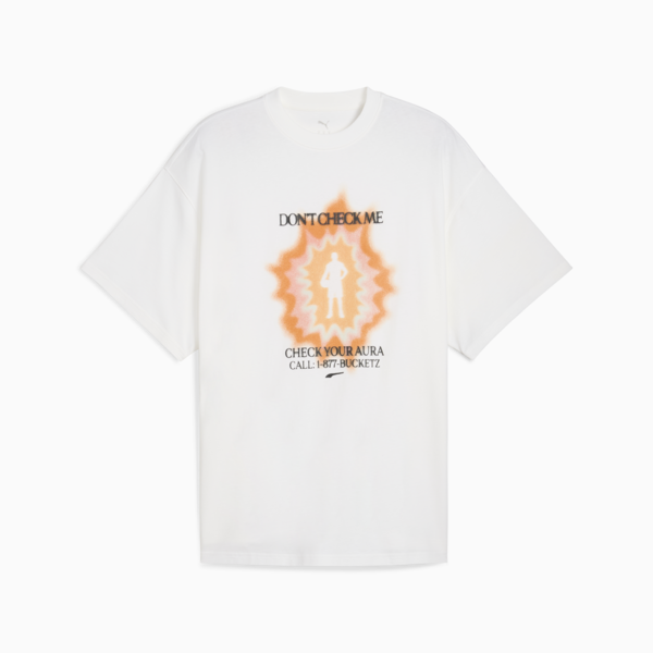 Hoop Dreamz Oversized Tee Unisex, PUMA White, large-MEX