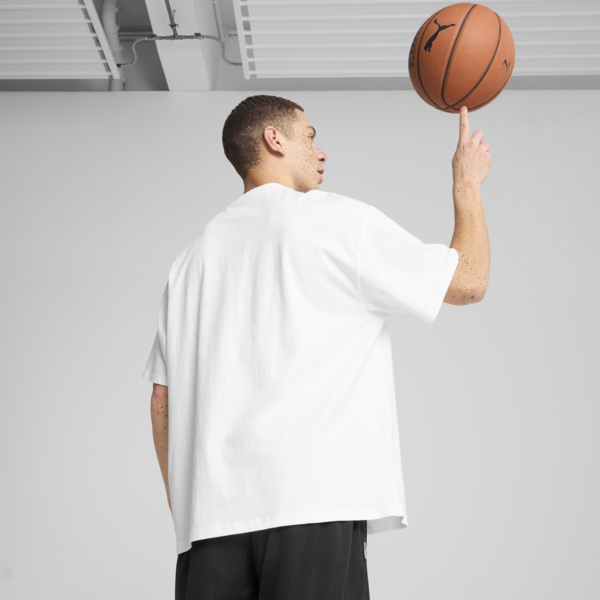 Hoop Dreamz Oversized Tee Unisex, PUMA White, large-MEX