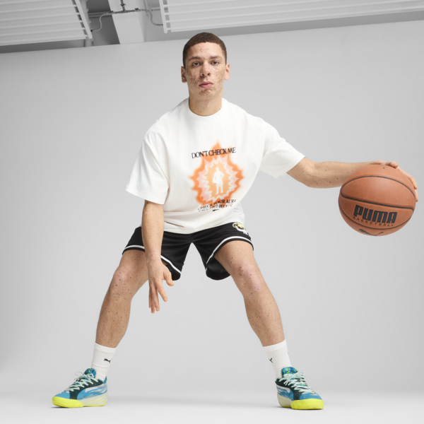 Remera oversize Hoop Dreamz, PUMA White, large-ARG