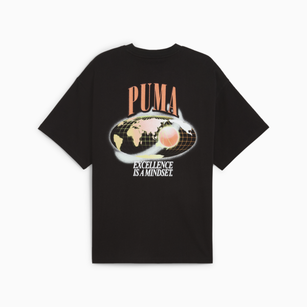 Hoop Dreamz Oversized Tee IV Unisex, PUMA Black, large-MEX