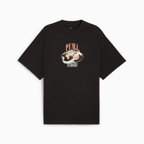 Hoop Dreamz Oversized Tee IV Unisex, PUMA Black, large-MEX