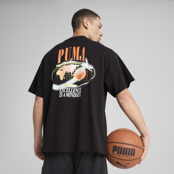 Hoop Dreamz Oversized Tee IV Unisex, PUMA Black, large-MEX
