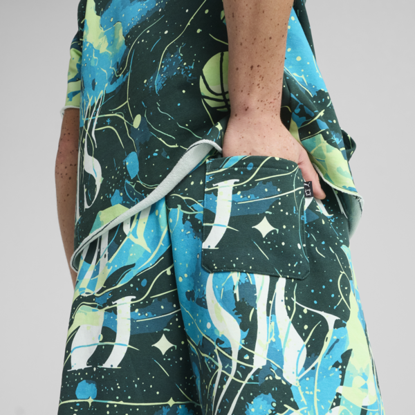 Hoop Dreamz Short II Unisex, Dark Myrtle-Spring Fern-AOP, large-ZAF