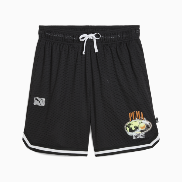 Hoop Dreamz Short Unisex, PUMA Black, large-ZAF