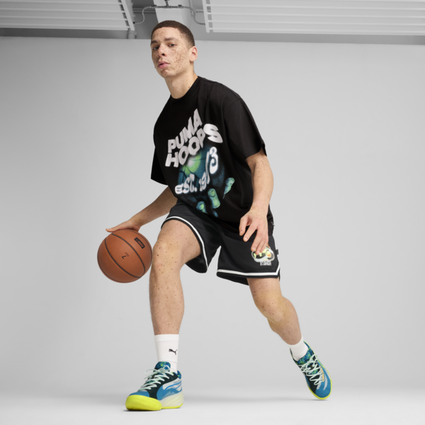 Hoop Dreamz Short Unisex, PUMA Black, large-ZAF