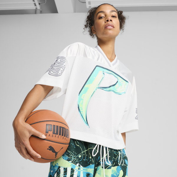 Hoop Dreamz Jersey Women, PUMA White, large-ZAF
