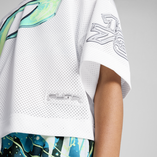 Hoop Dreamz Jersey Women, PUMA White, large-ZAF