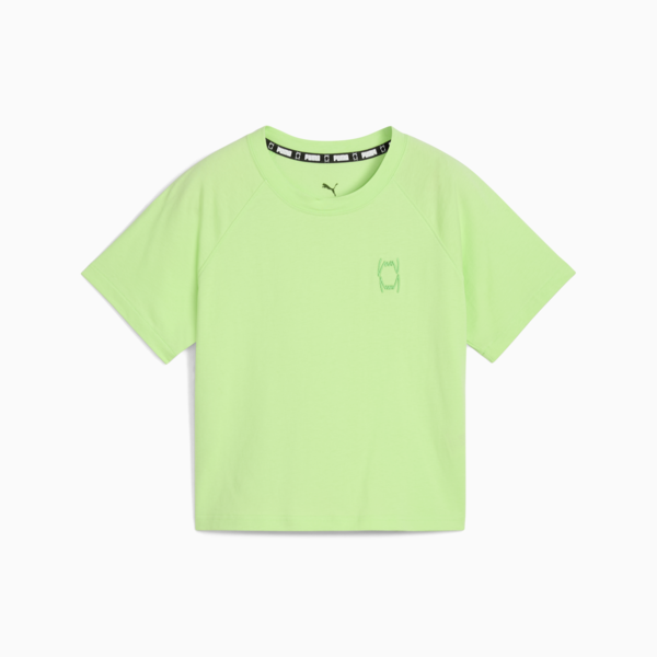 Remera corta Pivot para mujer, Spring Fern, large-ARG