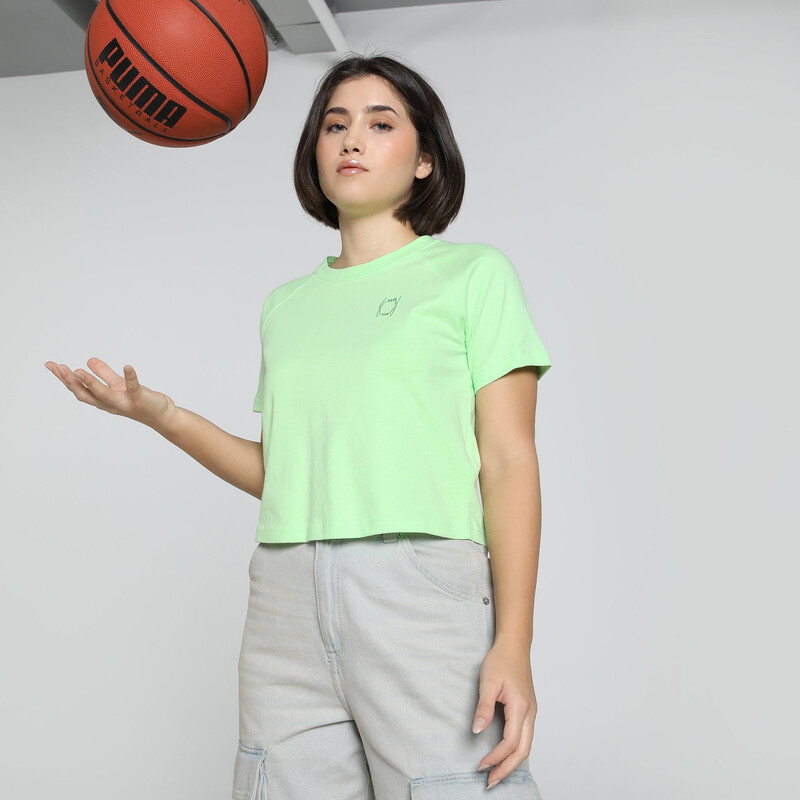 

Women's PUMA Pivot Cropped Basketball Tee