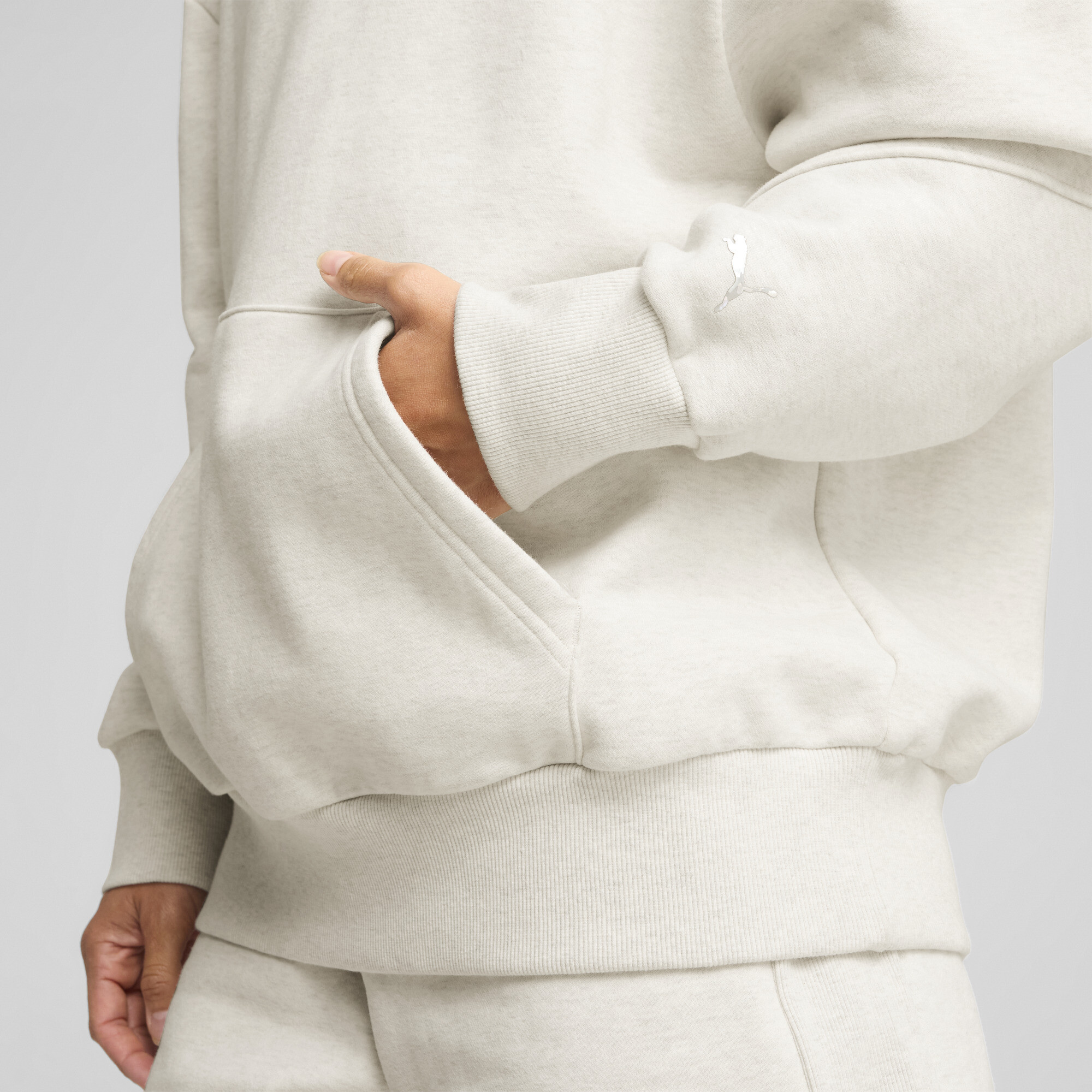 PUMA Stewie 4 Prism basketbalhoodie voor Dames, Grijs, Maat M thumbnail 4