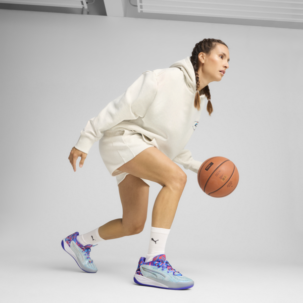 Stewie 4 Prism Basketball Shorts Women, Vapor Gray Heather, large-ZAF