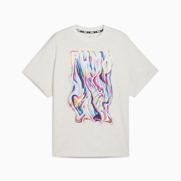Stewie Prism Women's Basketball Tee, Vapor Gray Heather, large-ZAF