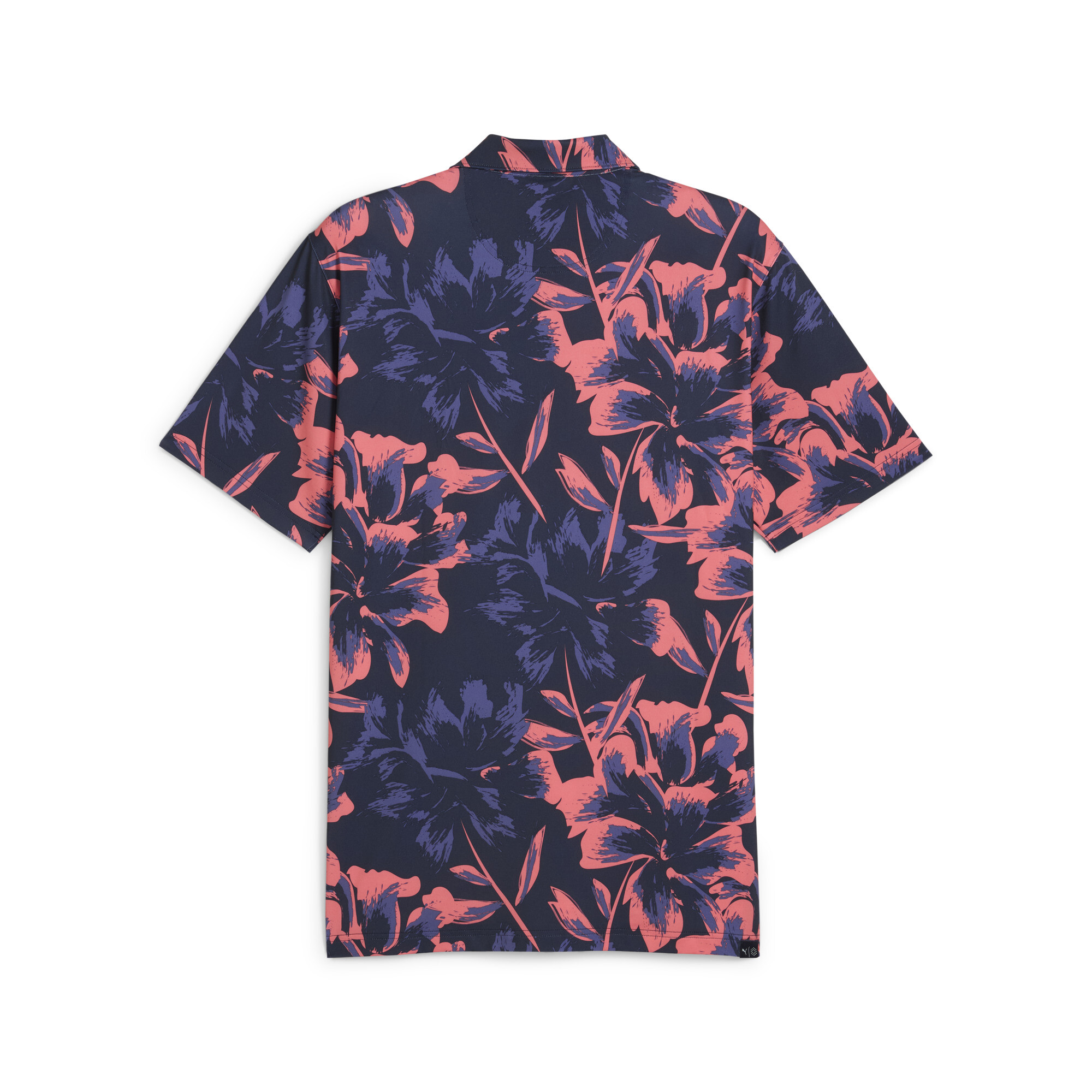 PUMA MATTR Broken Flower golfpoloshirt voor Heren, Blauw/Roze