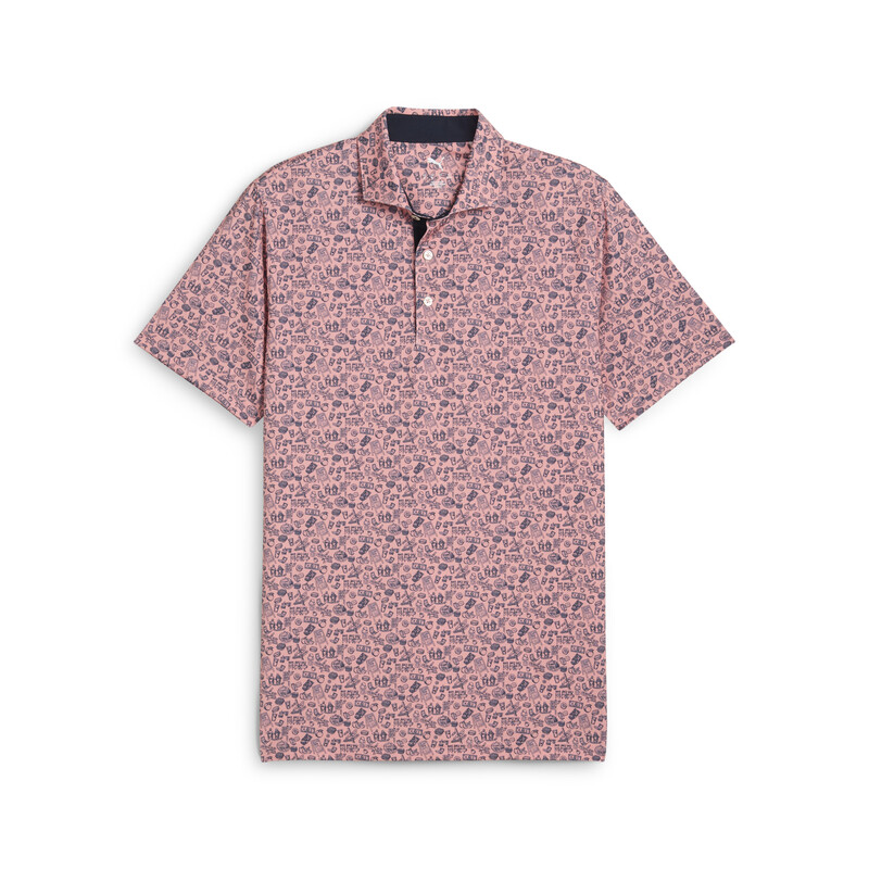 

Men's PUMA MATTR Peach Stand Golf Polo