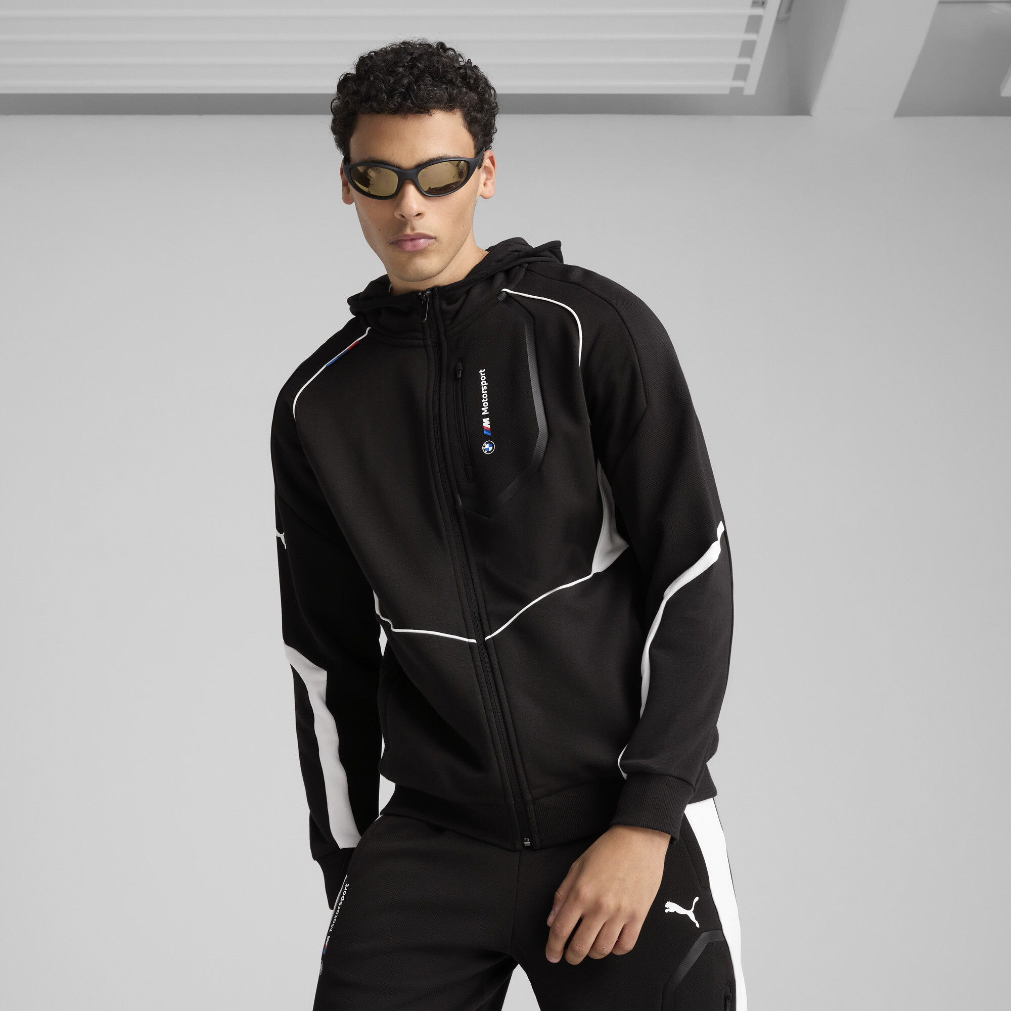 Puma x BMW M Motorsport Street Black Womens Jacket Sz XXL