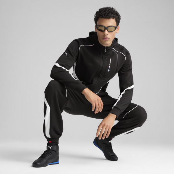 BMW M Motorsport Hooded Jacket Men, PUMA Black, large-MEX