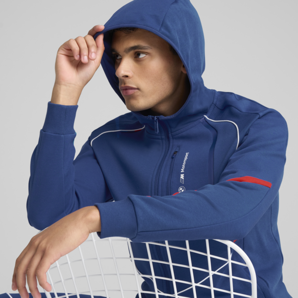 BMW M Motorsport Hooded Jacket Men, Pro Blue-M Color, large-ZAF