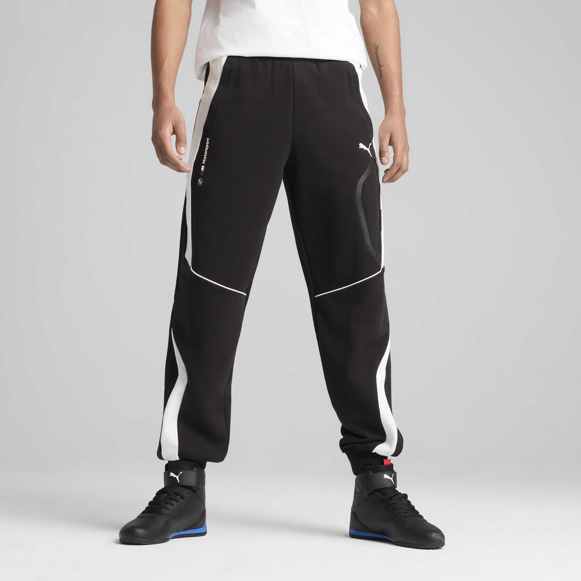 Puma BMW M Motorsport Jogginghose für Herren | Mit Color Blocking | Black | Größe: L