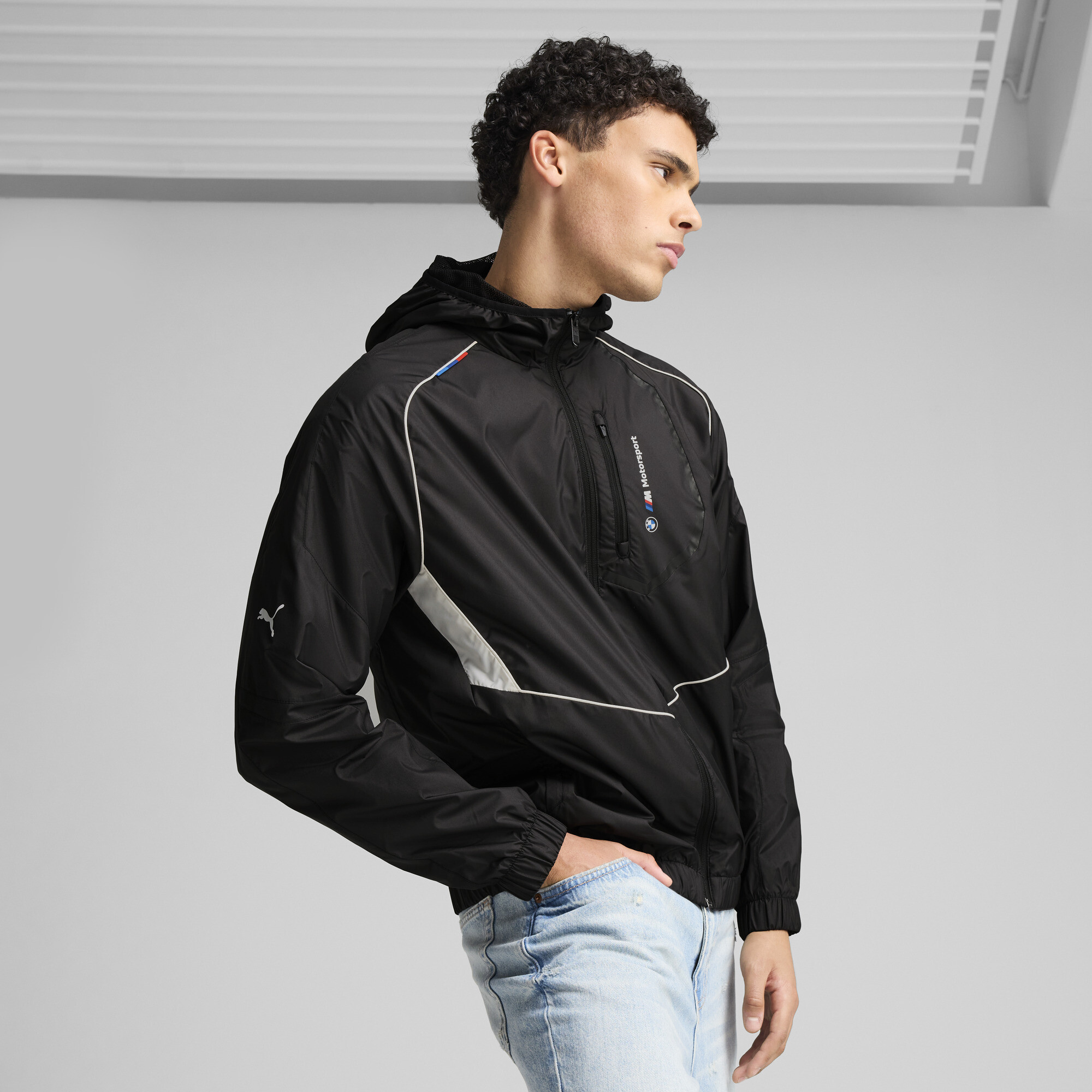 Puma BMW M Motorsport Gewebte Jacke Herren | Black | Größe: XXL