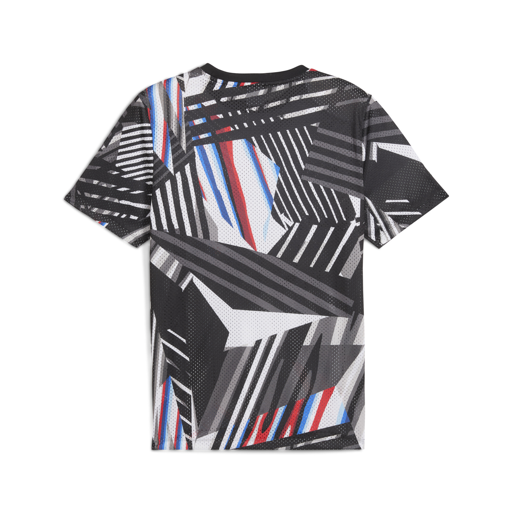 BMW M Motorsport All-over print T-shirt voor Heren, Zwart | PUMA