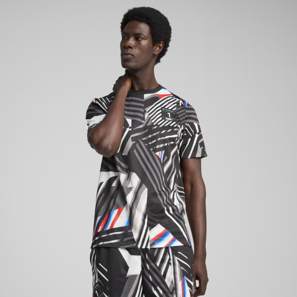 BMW M Motorsport All-over Print Tee Men, PUMA Black, large-ZAF