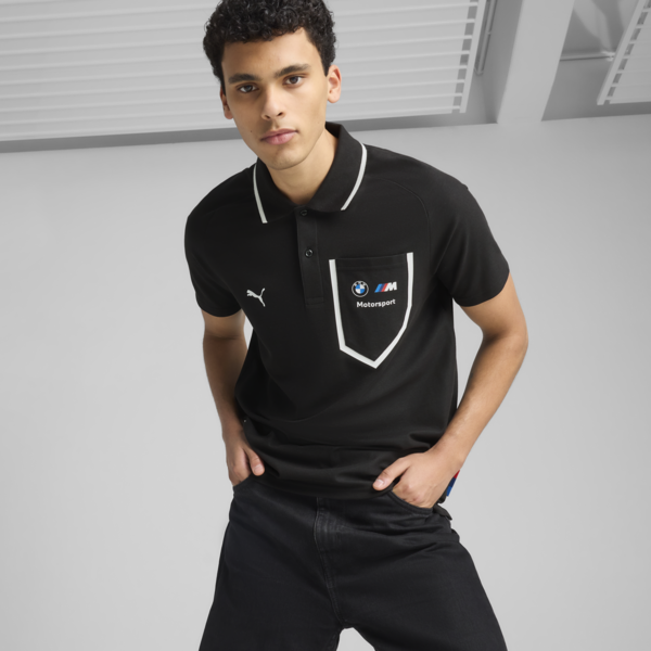 Polo Hombre BMW M Motorsport, PUMA Black, large-MEX
